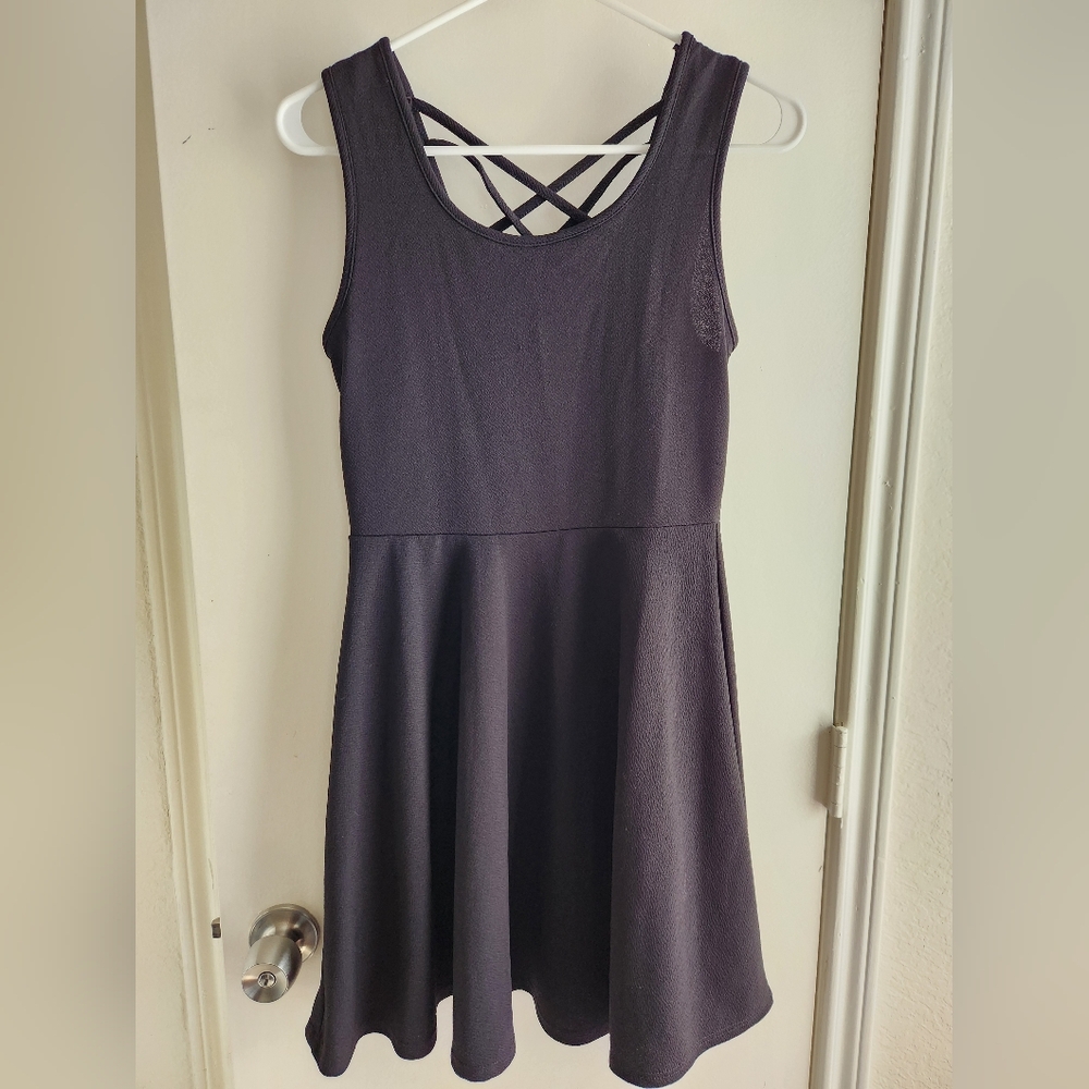 Black skater dress